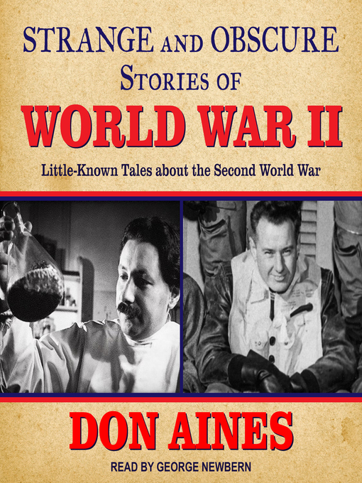 Cover image for Strange and Obscure Stories of World War II